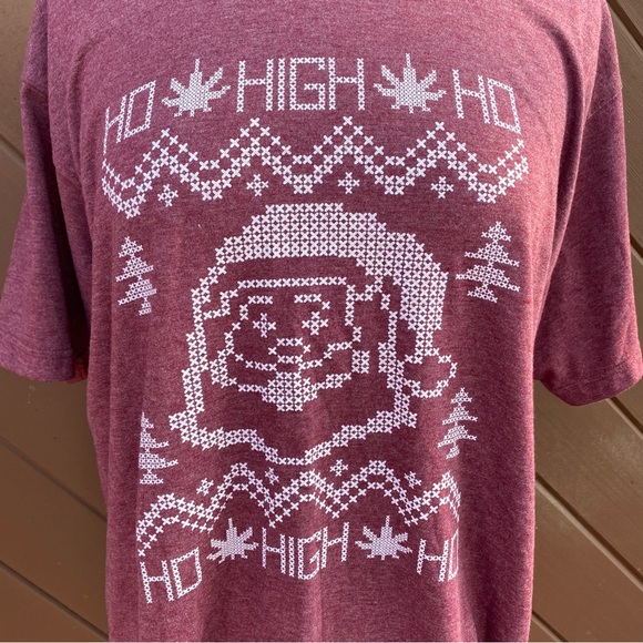 Tultex Santa Clause Ho High Ho Tee - Picture 2 of 10
